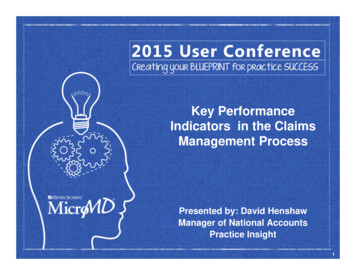 Key Performance Indicators In The Claims Management Process