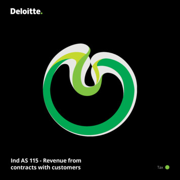 Ind AS 115 - Revenue From Contracts With Customers - Deloitte