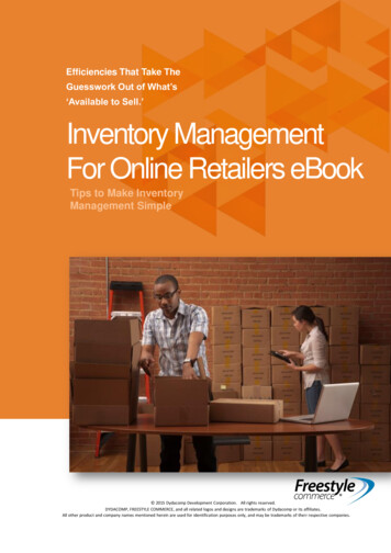 Inventory Management For Online Retailers EBook - Freestyle