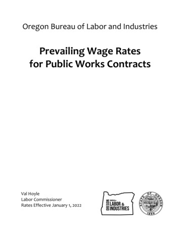 Prevailing Wage Rates