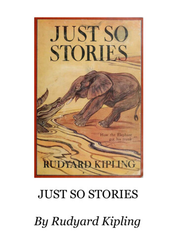 JUST SO STORIES By Rudyard Kipling - Free Kids Books