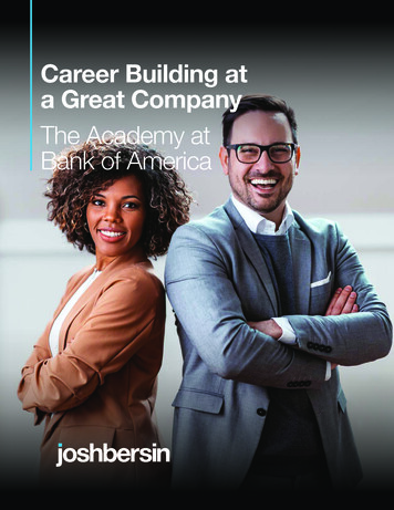 Career Building At A Great Company - JOSH BERSIN