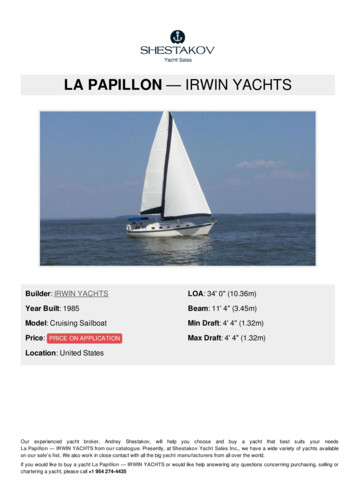 La Papillon — Irwin Yachts