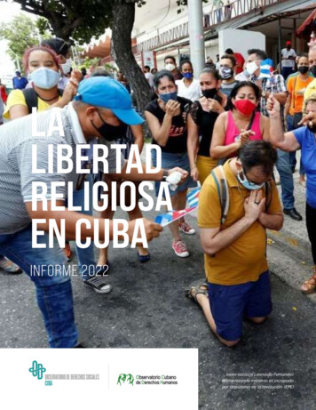 La Libertad Religiosa En Cuba