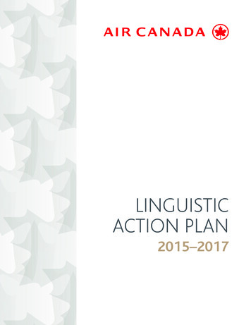 LINGUISTIC ACTION PLAN - Air Canada