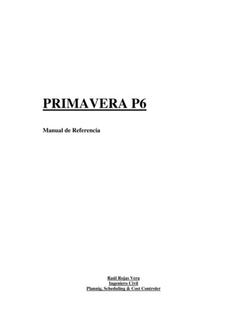 Manual De Primavera P6 14.11.07 - Monografias 