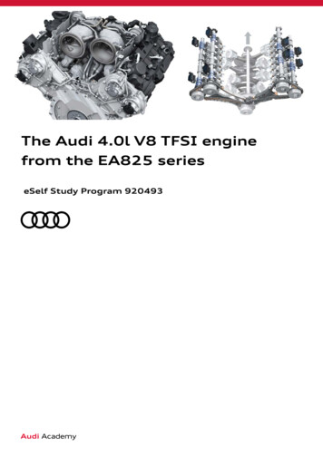 The Audi 4.0l V8 TFSI Engine From The EA825 Series