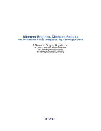 Different Engines, Different Results - Assessment Psychology