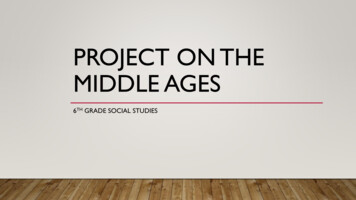 Project On The Middle Ages - Cabarrus County Schools