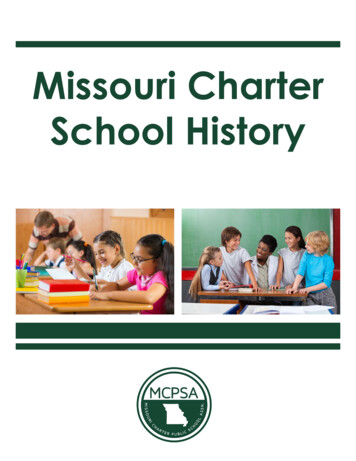 Missouri Charter School History