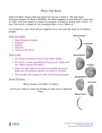 Moon Phases Flip Book - Lunar And Planetary Institute (LPI)