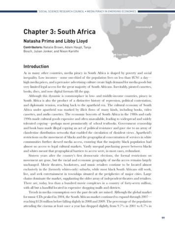 Chapter 3: South Africa - The American Assembly