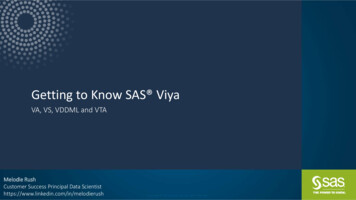 Getting To Know SAS Viya - Misug 