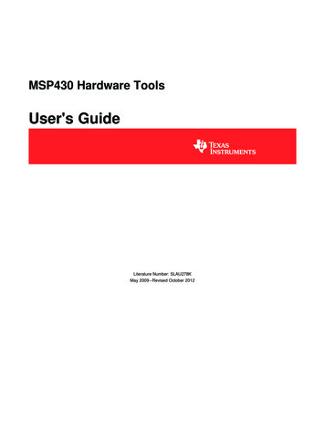 MSP430 Hardware Tools - Digi-Key