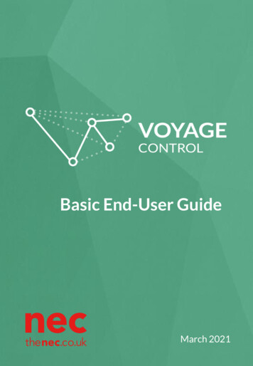 Basic End-User Guide - The NEC