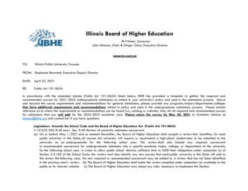 Illinois Board Of Higher Education - Ibhe 