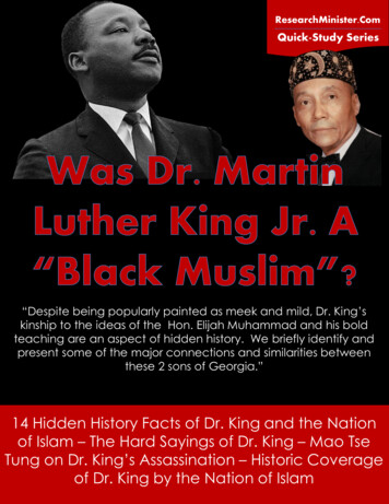 14 Hidden History Facts Of Dr. King And The Nation The Hard Sayings Of .