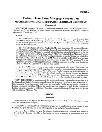 Federal Home Loan Mortgage Corporation - Freddie Mac