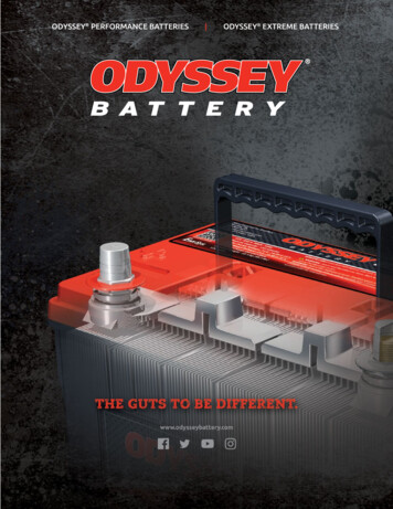 Odyssey Performance Batteries Odyssey Extreme Batteries
