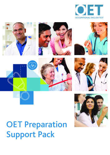 OET Preparation Support Pack - Occupationalenglishtest 