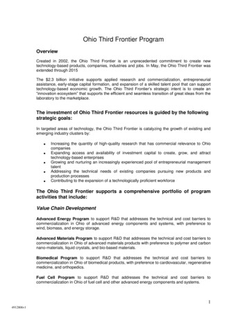 Ohio Third Frontier Program - Ohiomfg 