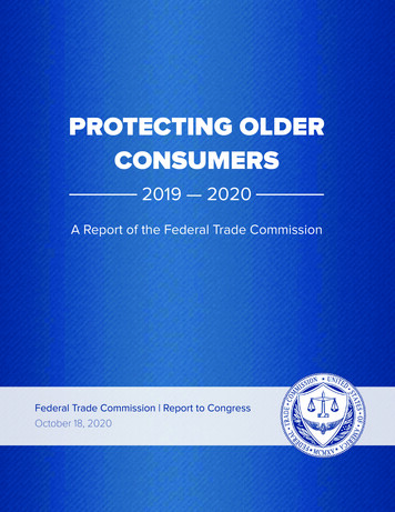 Protecting Older Consumers Report - Federal Trade Commission