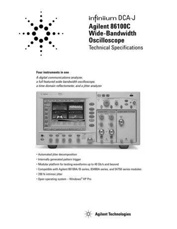 Agilent 86100C Wide-Bandwidth Oscilloscope - Prestige Test