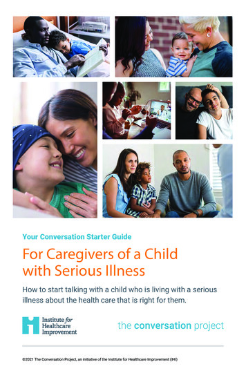 For Caregivers Of A Child With Serious Illness