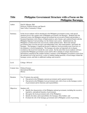 Title Philippine Government Structure With A Focus On The Philippine .