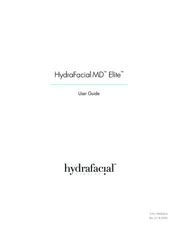 HydraFacial MD Elite