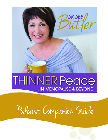 Podcast Companion Guide - Dr. Deb Butler