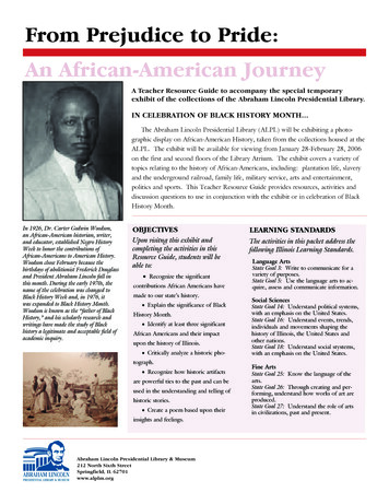 From Prejudice To Pride: An African-American Journey