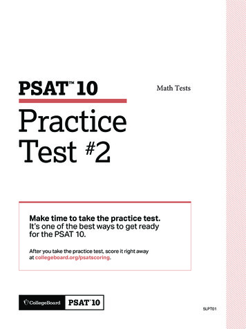 10 Practice Test 2 - Focus On Learning
