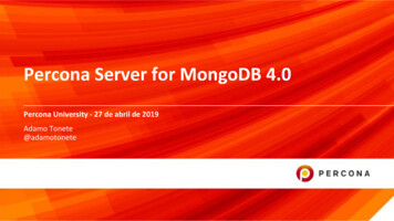 Percona Server For MongoDB 4