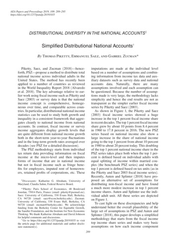 Simplified Distributional National Accounts
