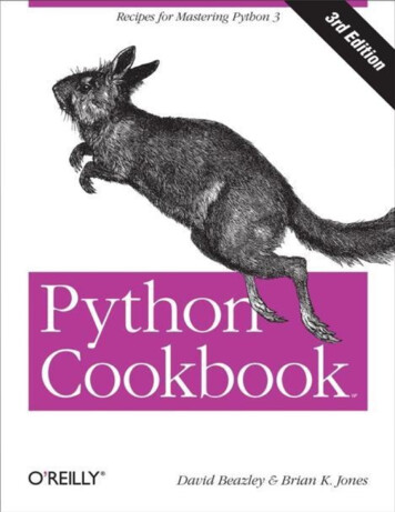 Python Cookbook - WordPress 