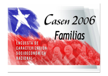 Casen Familia Final 2.0 - Ministerio De Desarrollo Social