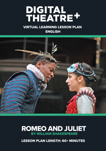 ROMEO AND JULIET - Digital Theatre