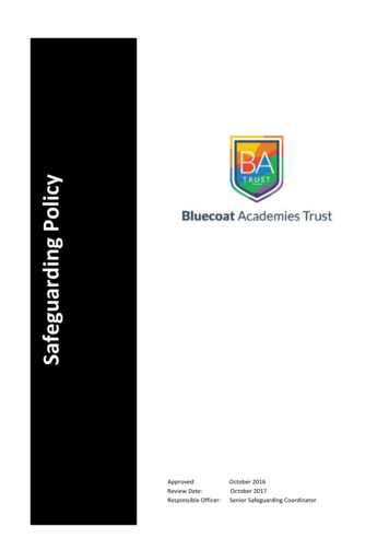 Y Safeguarding - Bluecoat Wollaton Academy