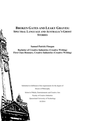 Broken Gates And Leaky Graves Spectral Language And Australia S . - Qut
