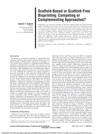 Scaffold-Based Or Scaffold-Free Bioprinting: Competing Or Complementing .