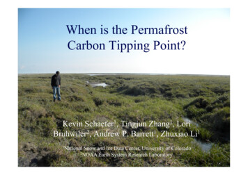 When Is The Permafrost Carbon Tipping Point?