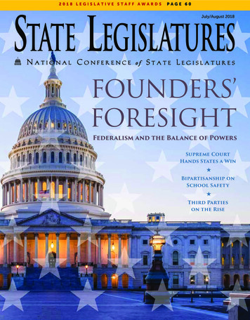 FOUNDERS' FORESIGHT - Ncsl 