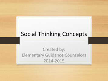 Social Thinking Concepts - Qrsd 