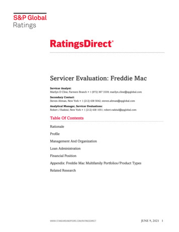 Servicer Evaluation: Freddie Mac