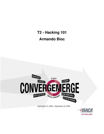 T2 - Hacking 101 Armando Bioc