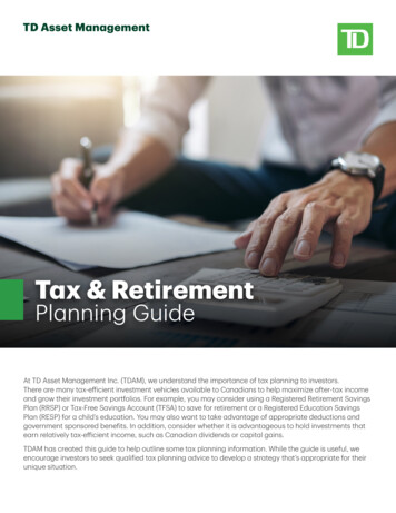 Tax & Retirement Planning Guide - TD