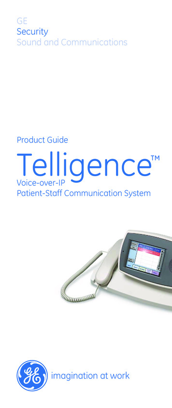 85100-0217 -- Telligence Product Guide - Canfield Systems Inc