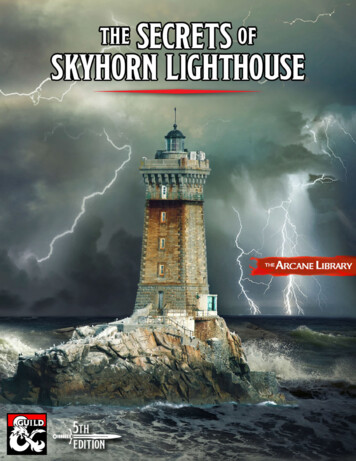 Skyhorn Lighthouse Final Draft - Richen