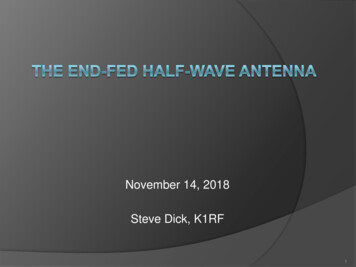 November 14, 2018 Steve Dick, K1RF - Gnarc 